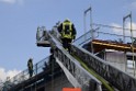 Dachstuhlbrand Koeln Poll Geislarerstr P605